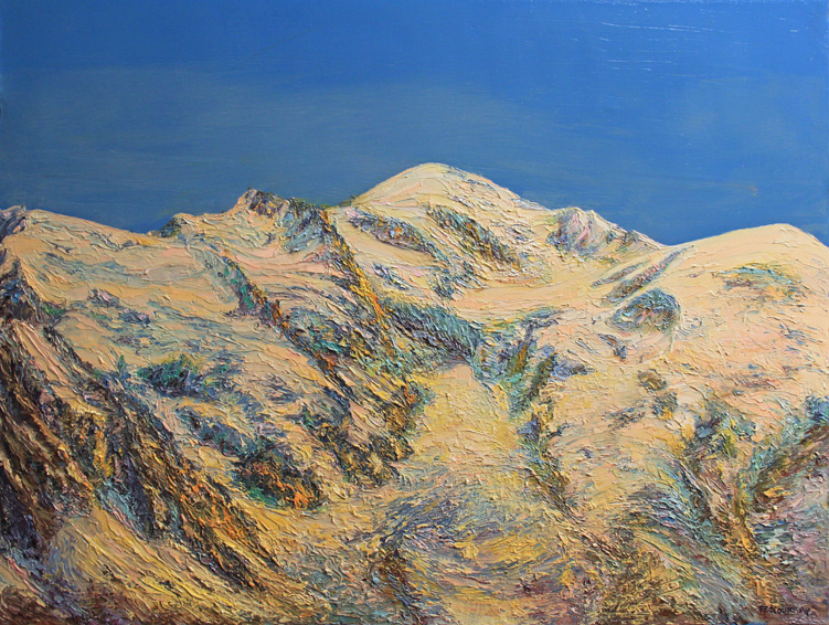 Le Mont Blanc. 61 cm X 46 cm.